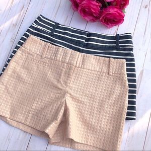 Lot of 2 Loft Riviera Shorts EUC Like New Size 0
